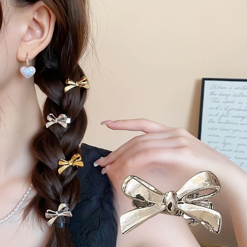 1x Forehead Bangs Clip Hairpin Hair Accessories Resin Mini Bow Hair Clip ↻ - Picture 7 of 12
