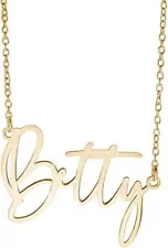 PicturesOnGold Personalized Name Necklace For Women Custom with any Name or Word