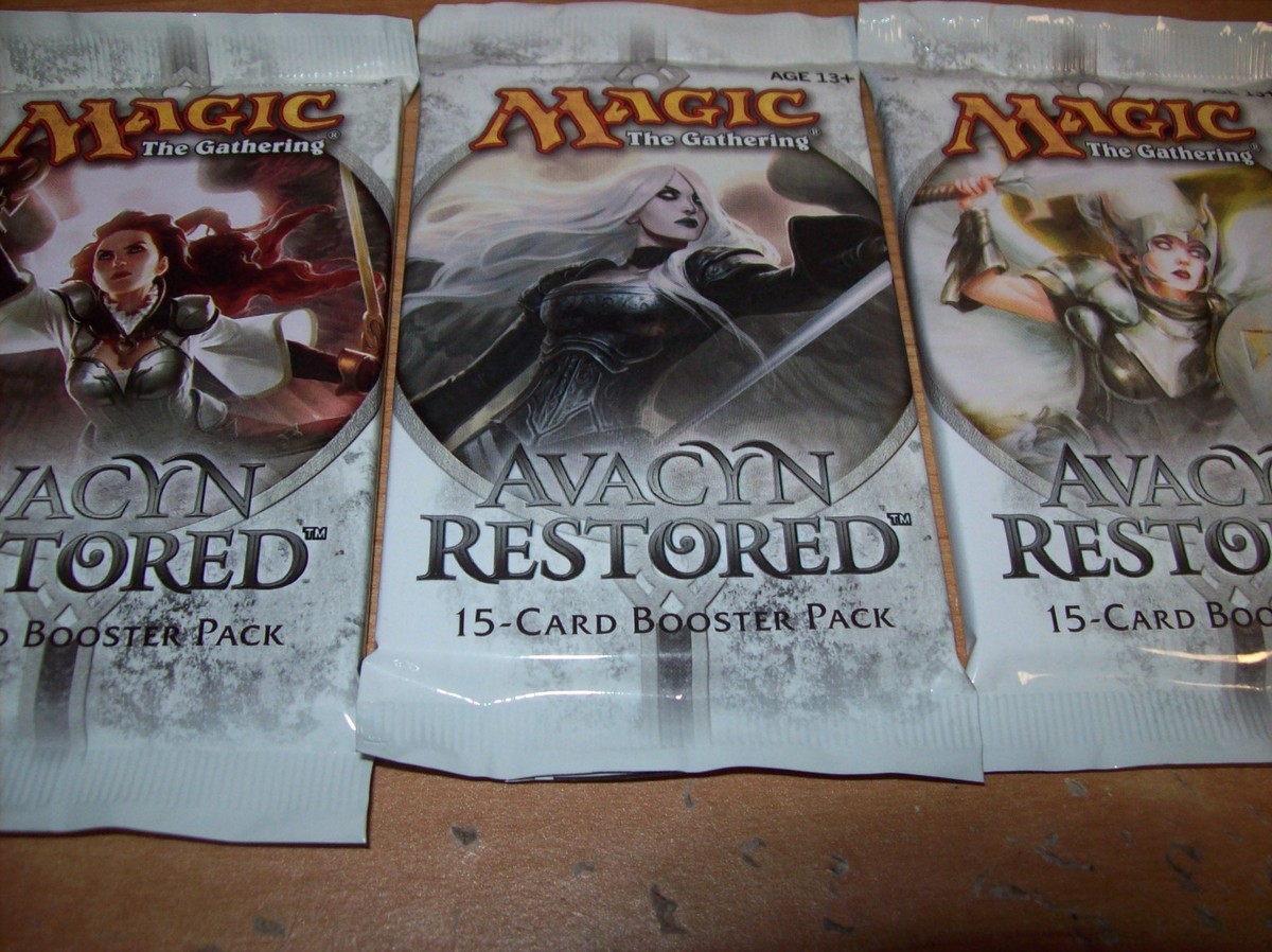 (3) MTG Avacyn Restored Sealed Booster Packs Free Shipping With Tracking