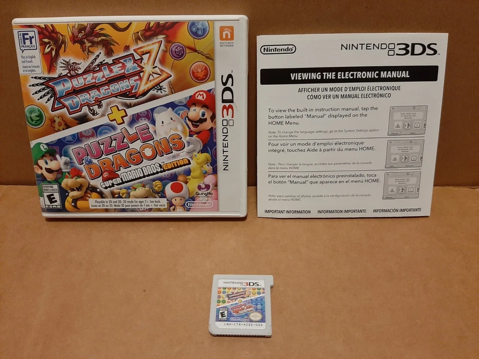 Puzzle & Dragons Z + Puzzle & Dragons Super Mario Bros Edition 3DS - Image 1 of 1