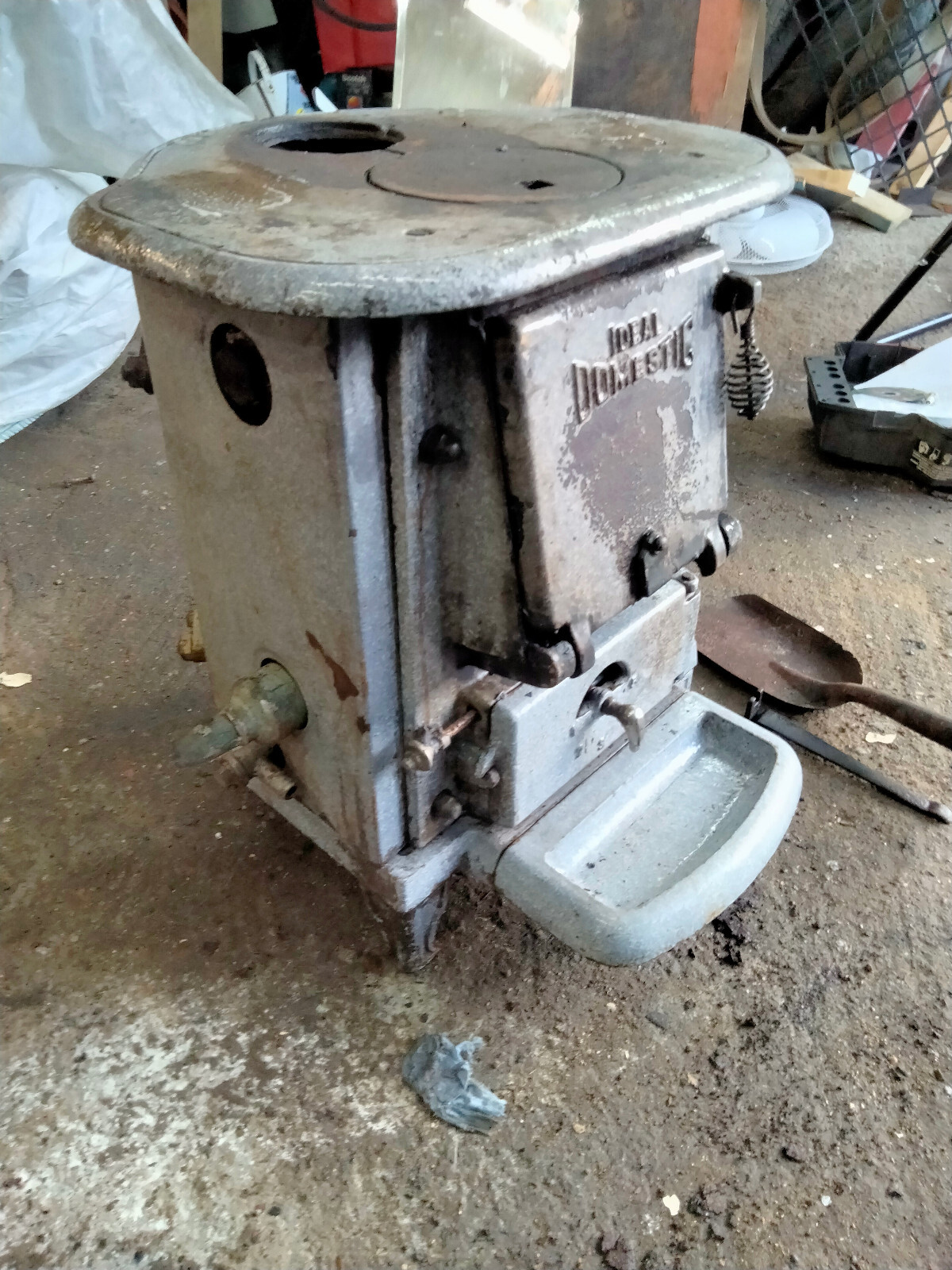 woodburning stove with water jacket for radiators eBay