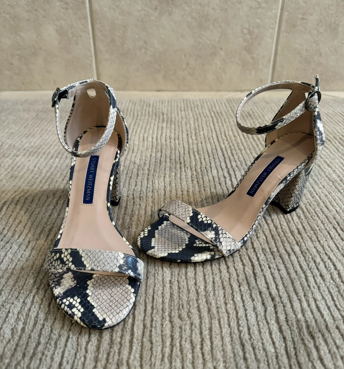 Sandales à Talons Hauts Stuart Weitzman - Pointure US 7.5 C Pour Femme - Occasion Très Bon état