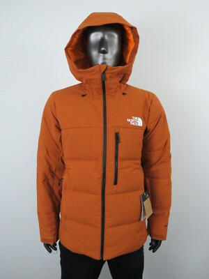 #ad #ad Mens TNF The North Face Corefire 550 Down Insulated Hooded Ski Jacket Brown $190.00
