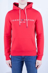 felpa rossa tommy hilfiger