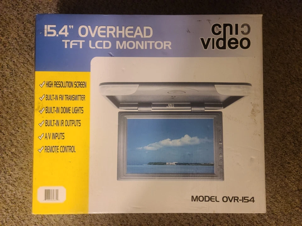 Cnic Video 15.4 Overhead TFT LCD Monitor OVR-154 - Image 2 of 4