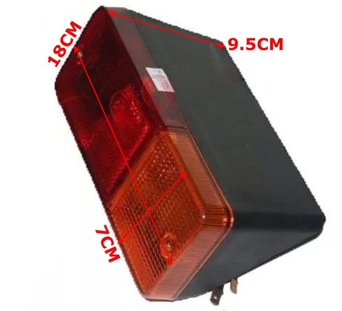Rear Brake Light Tail Lamp Assembly Pair For New Holland Tractor AEs - Picture 7 of 8