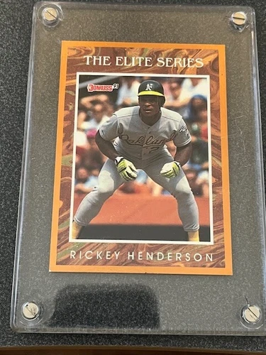 1991 Donruss Rickey Henderson #7 The Elite Series LOW NUMBER 589/10,000