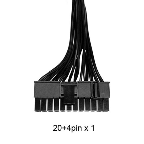 Apevia CAPTAIN550 550W ATX12V Power Supply Black sandblasting coated - Picture 8 of 12