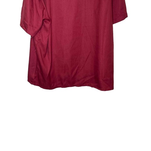 Maui Trading Co Mens Shirt Hawaiian Vintage Button-Down Maroon/Yellow Medium NWT - Picture 7 of 9