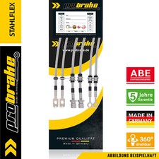 Stahlflex Bremsleitung Farbauswahl für BMW X5 M E70 (2009/07-2013/07)