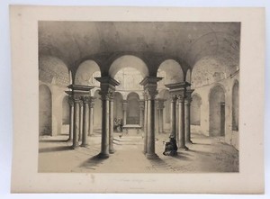 Santa-Costanza-Church-Rome-1843-G-Moore-Lithograph-Architecture-of-Italy