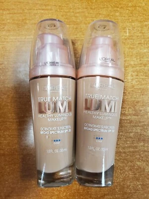 L'ORÉAL 2 Pack: L'Oreal True Match Lumi Foundation *C3 Creamy Natural* (6551-R8P6a)