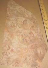 Carpathian Elm Burl wood veneer 6'' x 12" raw veneer no backing "AA" grade 1/42"
