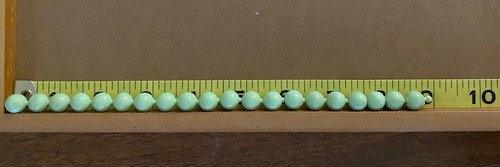 Vintage Pop Perlen Halskette Armband Grün Kunststoff Pop It Snap Perlen - Bild 3 von 4