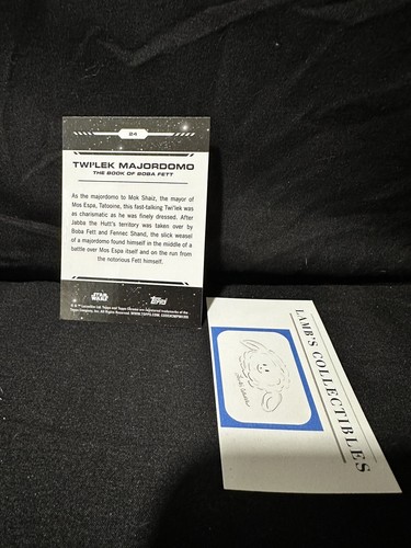 2024 Topps Chrome Star Wars #24 Twi'lek Majordomo in penny sleeve & hard plastic - Picture 7 of 8