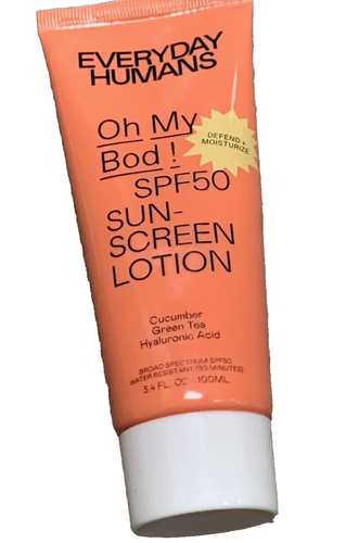Everyday Humans Oh My Bod! | SPF 50 Ultra Light Face & Body Sunscreen Lotion *E1