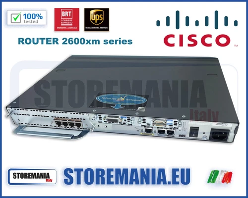 ROUTER MODULARE CISCO 2600 XM Series USATO PERFETTAMENTE FUNZIONANTE
