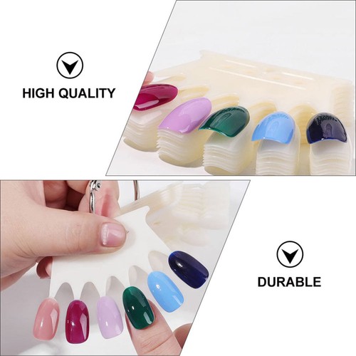 2 soldes Pcs Planche de Polissage de Mariée pour Présentoir à Ongles Cartes de Pratique