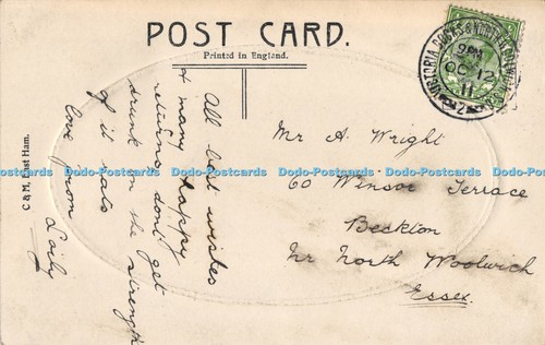 R354906 Birthday Greetings C and M East Ham 1911 - Picture 2 of 4