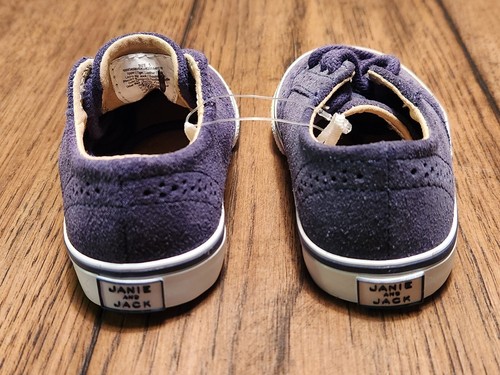 Janie & Jack Toddler Kids Baby Suede Designer Shoes Size (5) - Picture 6 of 7