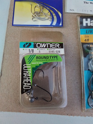 Fishing Hooks Mustad Hayabusa Gama Katsu Tackle Different Sizes VTG - Picture 3 of 5