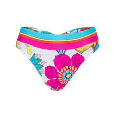 NWT-Trina Turk- FONTAINE BANDED TWIST BACK HIGH WAIST SWIM BOTTOM -Size 10