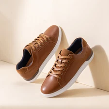 Men's Lace-Up Casual Dress Sneakers Skate Shoes Casual Fashion Sneakers