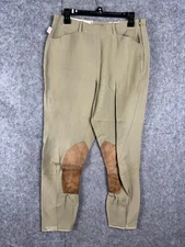 THE TAILORED SPORTSMAN Breeches 32 Beige Trophy Hunter Knee Patch