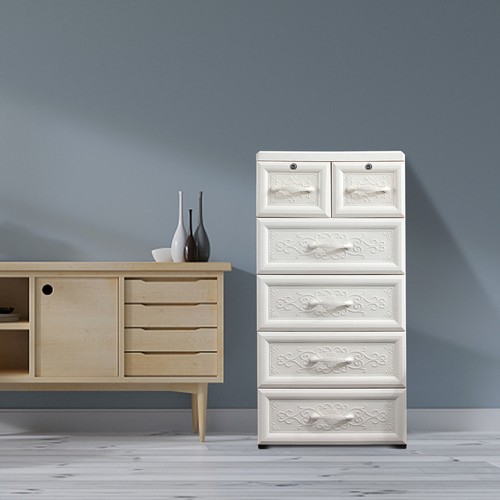 Dresser Storage Organizer Chest of Tower Bedrooms Living Rooms Closet 6 Drawer