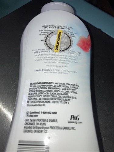 1 Jabón Corporal Olay Fresh Outlast Agua de Rosas y Néctar Dulce 2 Sandía 22 OZ - Imagen 11 de 11