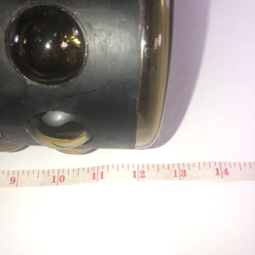 Brocca MCM vintage ambra messicana imprigionata / 6 bicchieri vetro Felipe Derflinger - Foto 15 di 16
