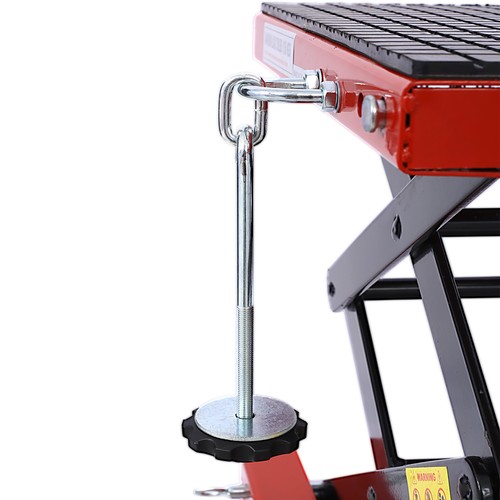 300 lbs Hydraulic Motorcycle Scissor Jack Lift Foot Step Wheels for Dirt Bikes - 第 13/15 張圖片