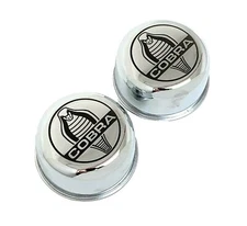 Shelby COBRA Text Valve Cover Breather PAIR with Grommets - Ansen USA