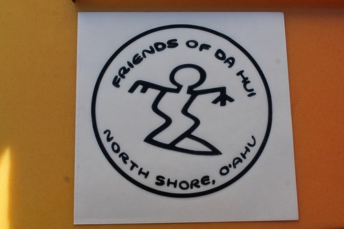 Friends of DA HUI North Shore Oahu Hawaii Vintage Surfing Window Decal STICKER - Picture 2 of 5