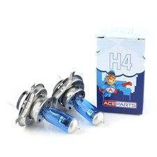 For Toyota MR 2 W2 H4 55w Super White Dipped Low / High Beam Headlight Bulbs