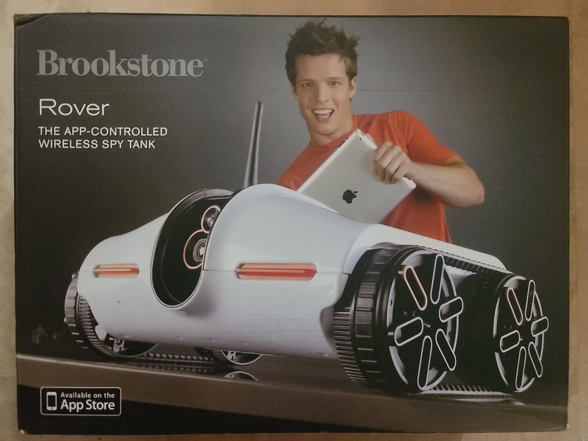 超希少品！ワイヤレスタンク　Brookstone Rover Brookstone Rover App-Controlled Wireless Spy Tank Toy | eBay