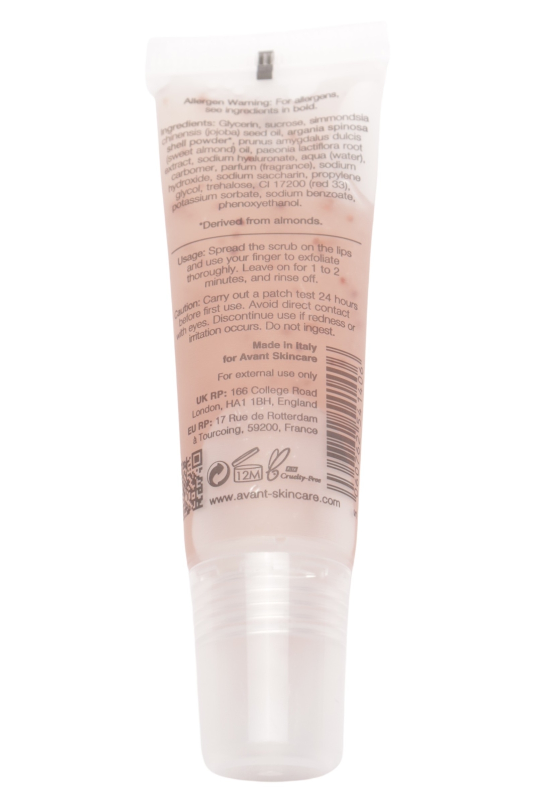 Thumbnail - Avant Velvet Perfecting Rose Sugar Lip Scrub 10ml Rosa