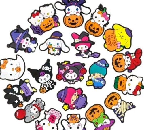 Lot of 20 Hello Kitty Halloween Shoe Charms - 第 1/1 張圖片