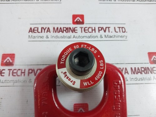 CROSBY HR-1000 Swivel Hoist Ring TORQUE 60 FT-LBS 4000 LBS - Picture 7 of 15