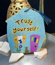 Handmade Acrylic Paint Wooden Keepsake Love Board , Gift Idea