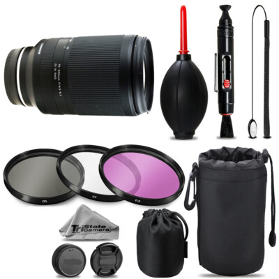 Tamron 70-300mm f/4.5-6.3 Di III RXD Lens (Z) +UV +FLD +CPL +Blower Brush- Kit