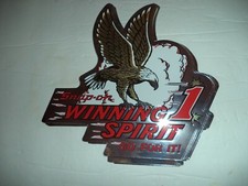 Vintage 1980s Snap On Tools Foil Decal sticker “Winning Spirit”