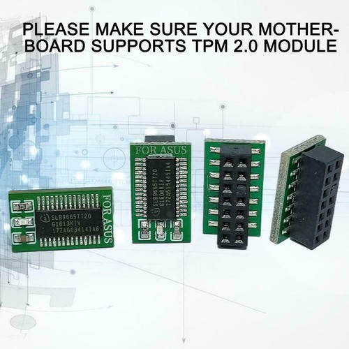 Carte distante module de sécurité de chiffrement TPM 2.0 module Windows 11 TPM2.0 N5L5 - Photo 3/16