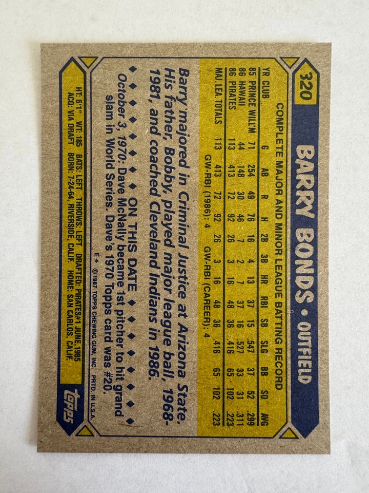 Pittsburgh Pirates 1987-91 Topps Team Set Lote (5 juegos con bonitos bonos RC) Foto 3 de 4