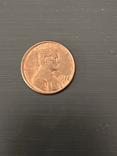 1972 D Penny Rim Error RARE - Picture 2 of 3