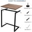 homemaxs sofa side end table c table multiple stand 26-inch for small space