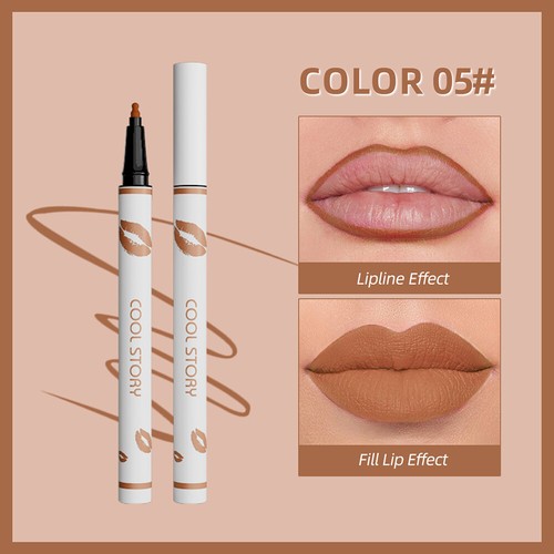 Delineador de labios líquido de larga duración Cool Story lápiz lápiz labial elige tu tono - Imagen 15 de 38