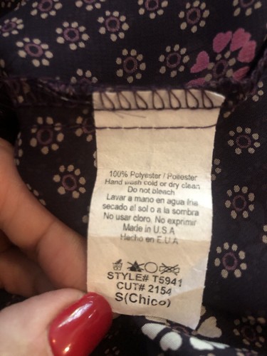 EVERLY SHEER FLORAL SHRUG BOLERO TOP EGGPLANT PURPLE SIZE SMALL - Picture 8 of 8