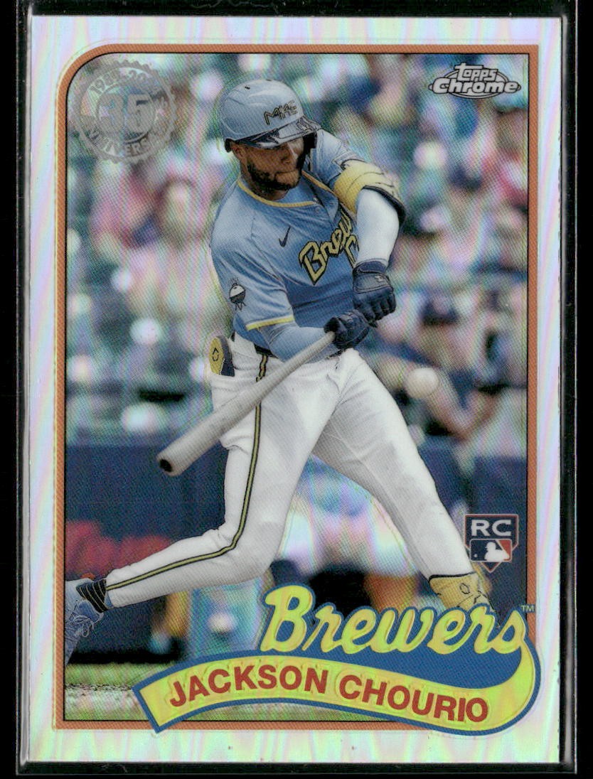 2024 Topps Chrome Update 1989 Topps Baseball 35th #89CU-4 Jackson Chourio