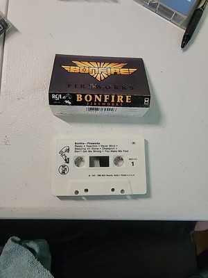 Fire Works by Bonfire (Cassette, RCA)